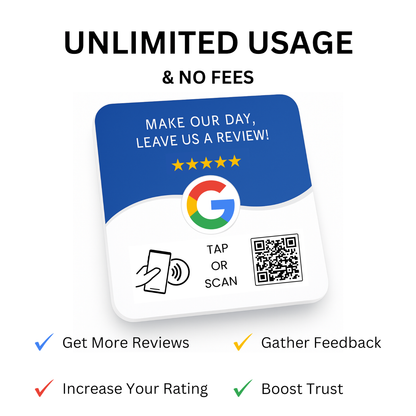 Tap Google Review Plate