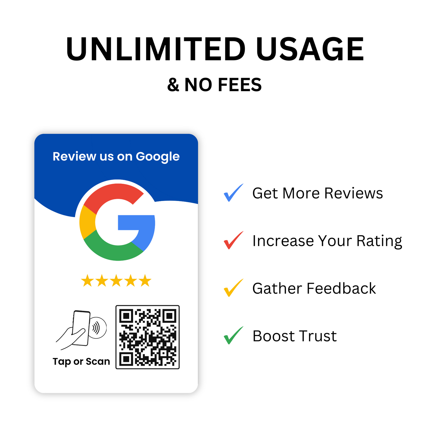 Tap Google Review Card