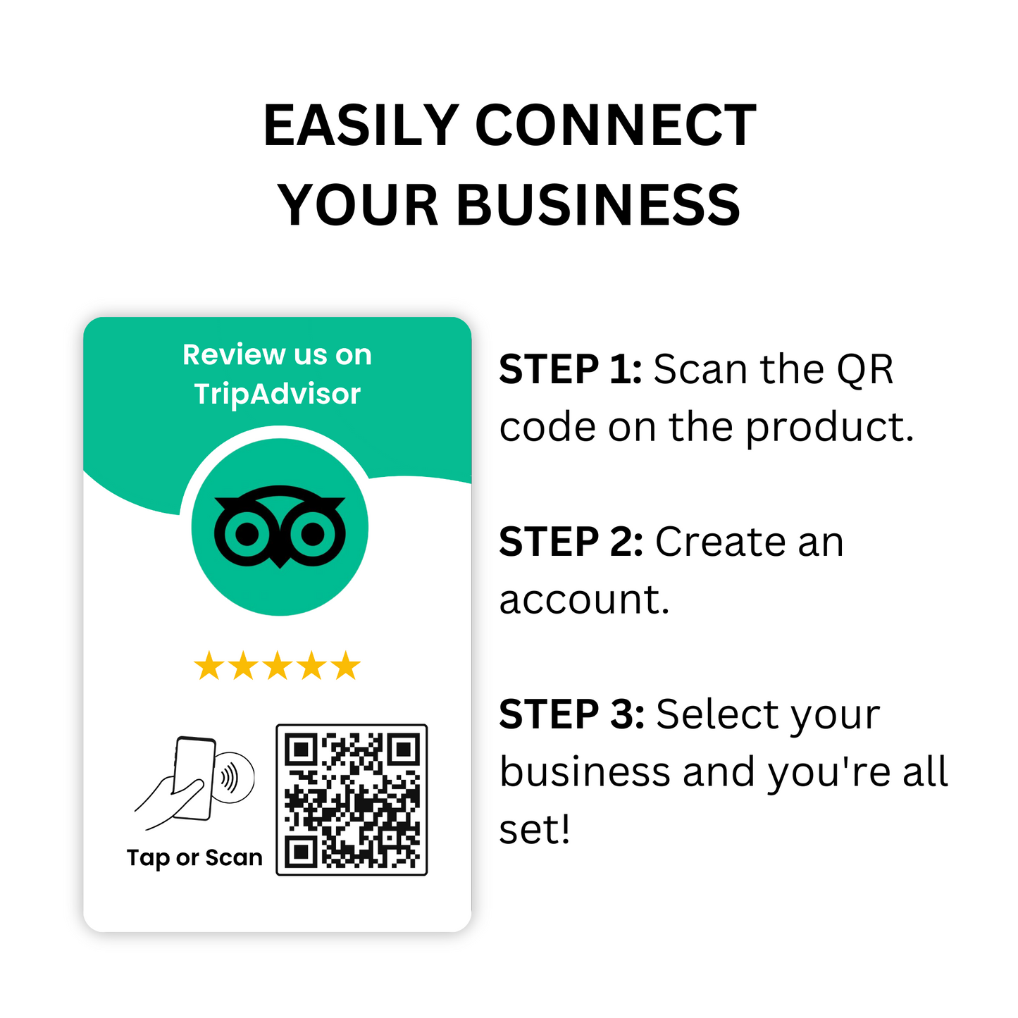 Easily Set Up Your Tripadvisor Review Tap Card