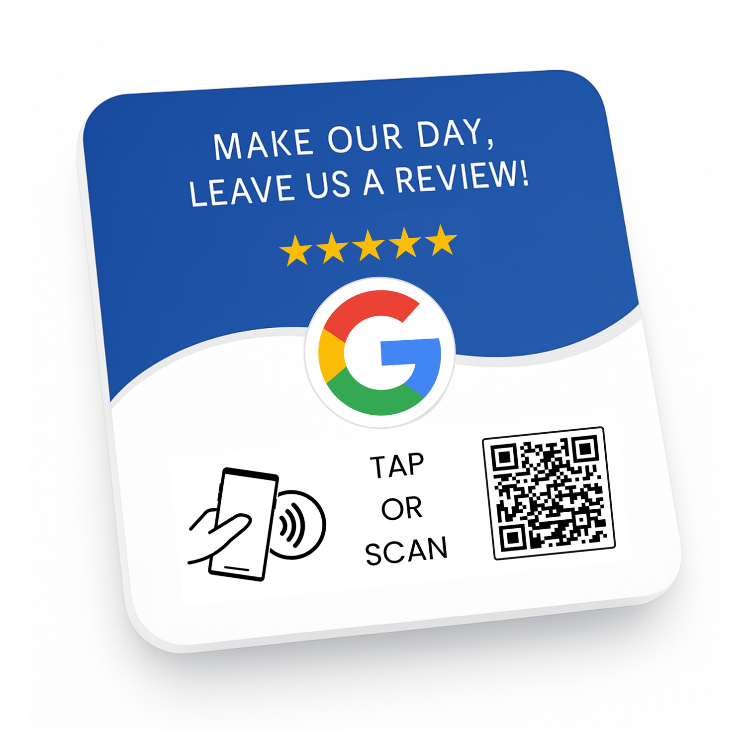 Google Review Plate New Image