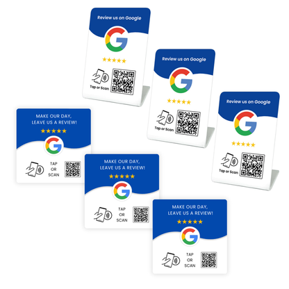 Google Review Stand & Plate Bundle