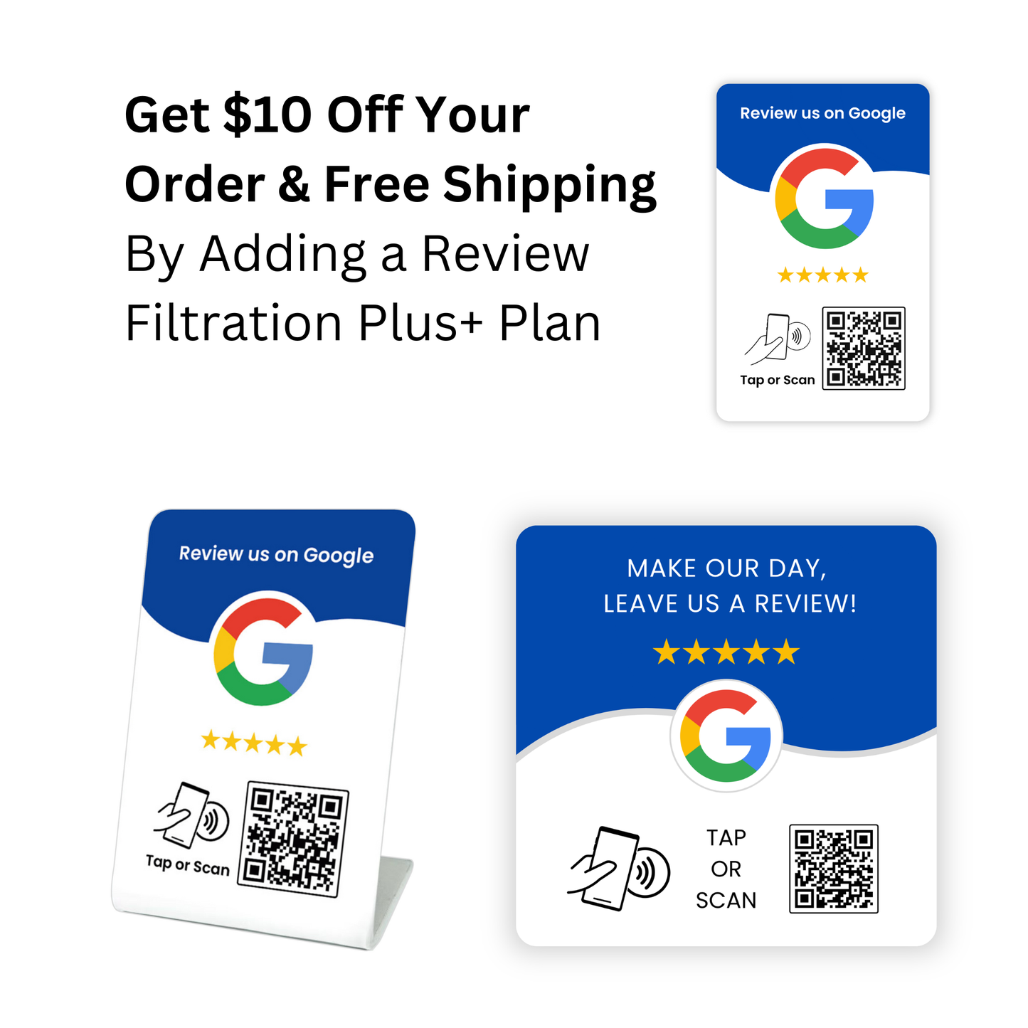 Tap Google Review Plate