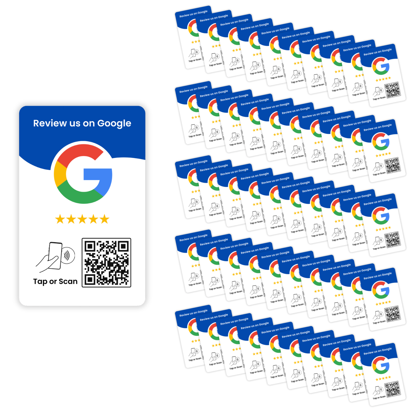 Google Review Card 50-Pack