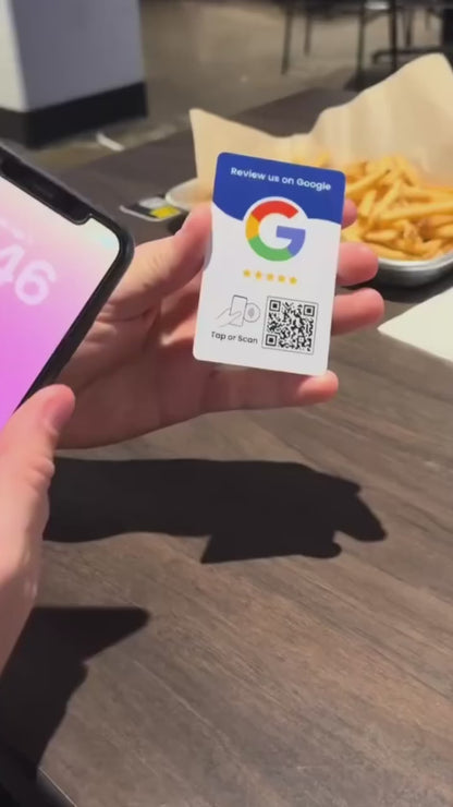 Tap Google Review Card