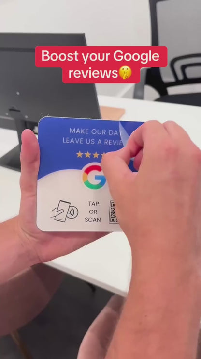 Tap Google Review Plate