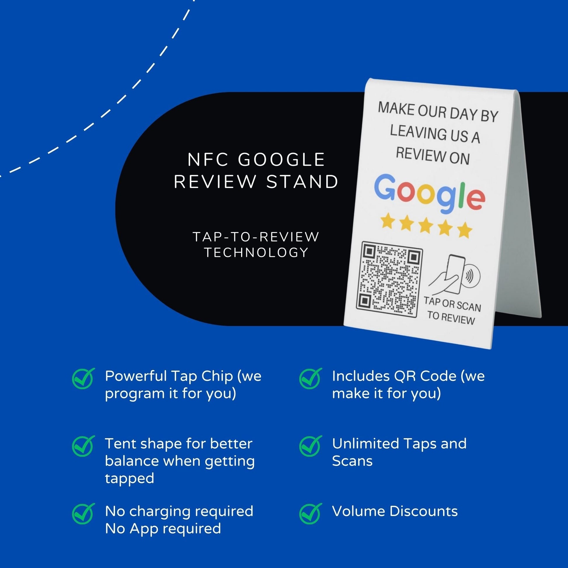 NFC Google Review Sign